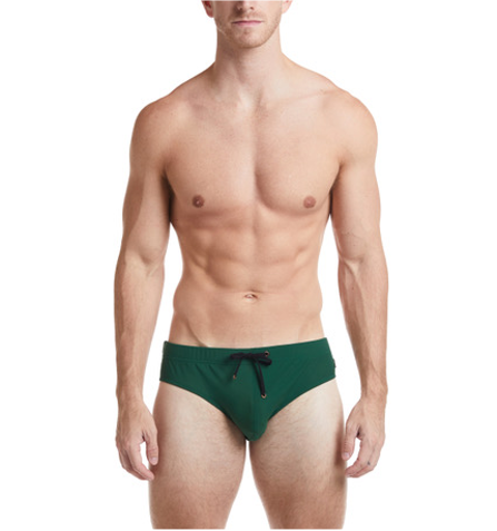 COLIN - Solid Wine Bikini Swim Brief